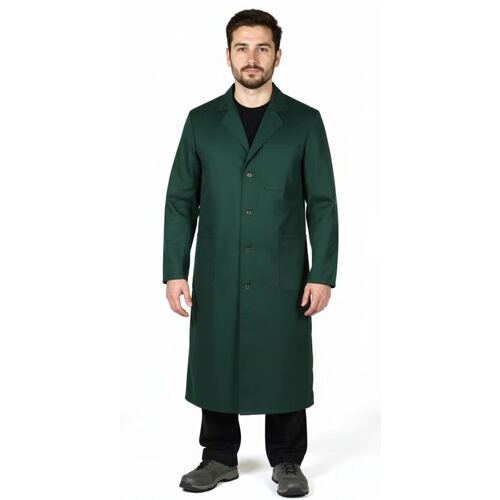 Arbeitsmantel Classic (lang) flaschengrün Fischer Pêcheur