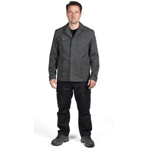 Giacca da lavoro Basic Sappeur oliva Fischer Pêcheur