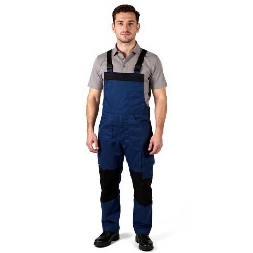 Arbeitslatzhose STRETCH royalblau-dunkelblau von Fischer Pêcheur