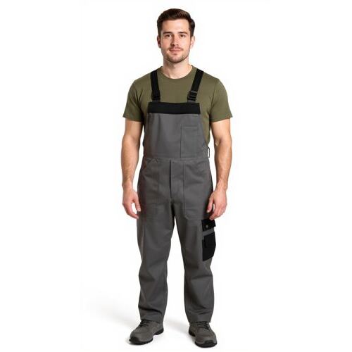 Arbeitslatzhose Classic anthrazitgrau/schwarz von Fischer Pêcheur