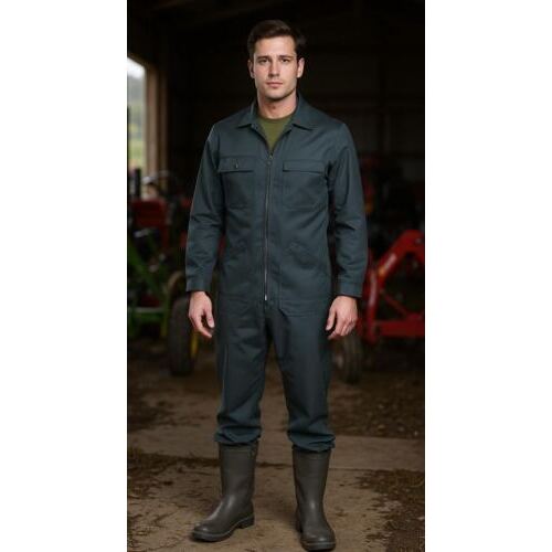 Arbeitsoverall Classic (leicht) flaschengrün Fischer Pêcheur