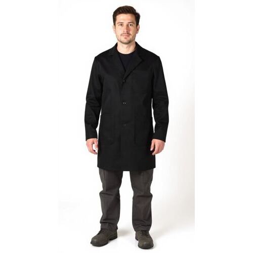 Arbeitsmantel Classic schwarz Fischer Pêcheur