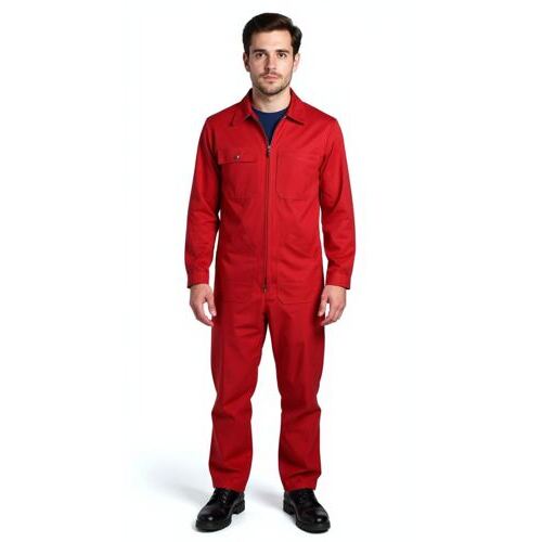 Arbeitsoverall Classic rot Fischer Pêcheur