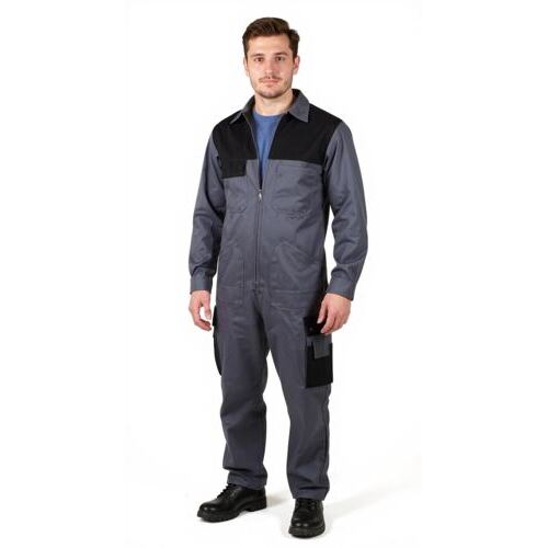 Arbeitsoverall Classic grau/schwarz Fischer Pêcheur