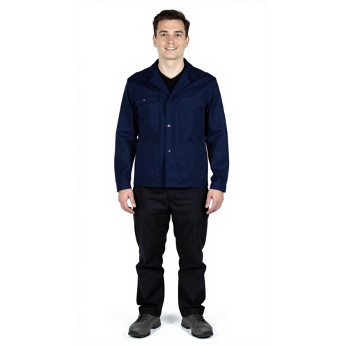 Arbeitsjacke Classic dunkelblau Fischer Pêcheur