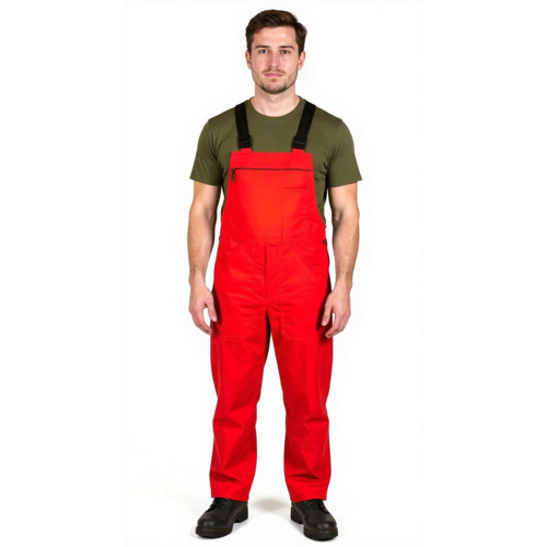 Arbeitslatzhose Classic rot von Fischer Pêcheur