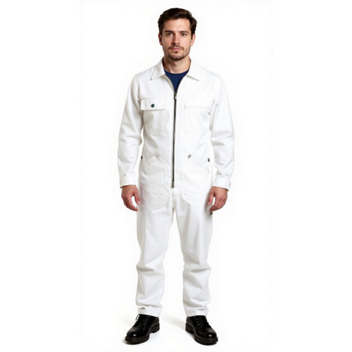 Arbeitsoverall Basic weiss Fischer Pêcheur