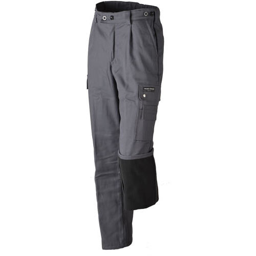Pantaloni da lavoro invernali con pile grigio Fischer Pêcheur