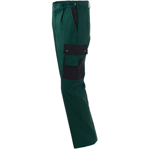 Arbeitshose &amp; Freizeithose STRETCH grün-schwarz von Fischer Pêcheur