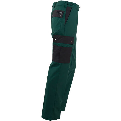 Arbeitshose & Freizeithose STRETCH grün-schwarz von Fischer Pêcheur