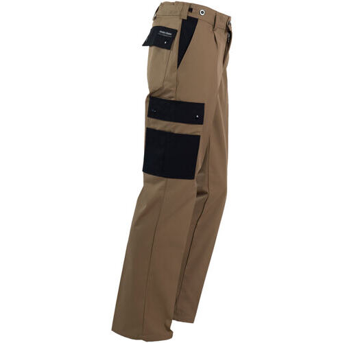 Arbeitshose & Freizeithose khaki-schwarz von Fischer Pêcheur