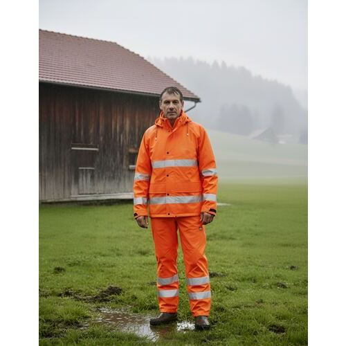 RUKKA R-Flex Regenhose orange EN ISO 20471 (Kl. 1)